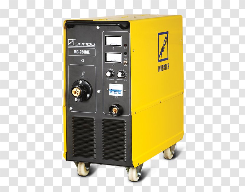 Напівавтоматичне зварювання Gas Metal Arc Welding Electrode Electric Generator - Current - Yellow-line Transparent PNG