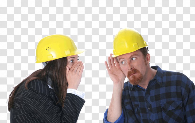 Architectural Engineering Laborer Construction Worker Occupational Hearing Loss - Cap - Whispering Transparent PNG