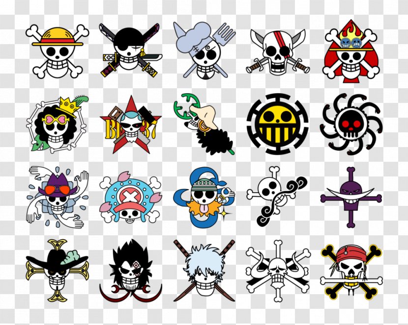 Jolly Roger Monkey D Luffy Tony Chopper One Piece Gol Deviantart Trafalgar Law Transparent Png