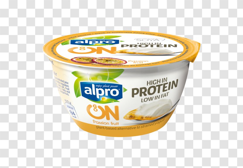 Alpro Soy Milk Yoghurt Yogurt Soybean - Passion Fruit Plant Transparent PNG
