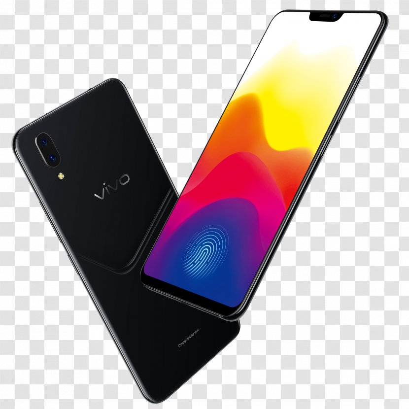 Vivo X21 V9 Fingerprint Smartphone - Fingerabdruckscanner Transparent PNG