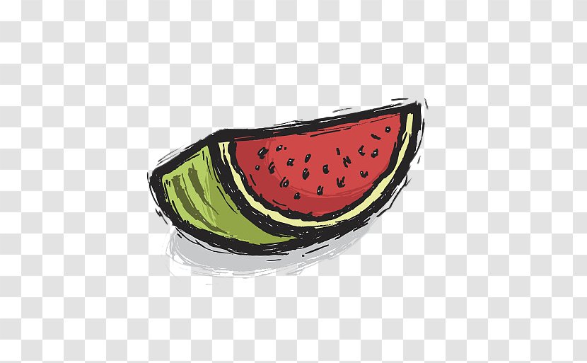 Watermelon Drawing Illustration - Melon - Hand Painted A Transparent PNG