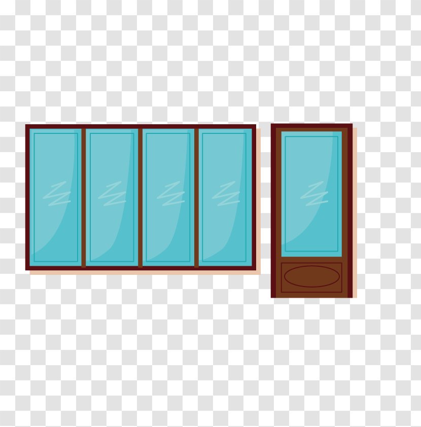 Cartoon Download - Blue - Vector Windows Transparent PNG