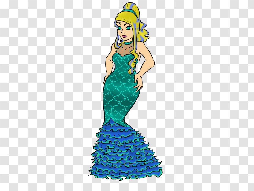 Costume Design Mermaid Dress - Fashion Transparent PNG