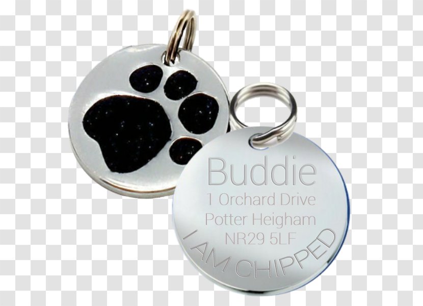 Dog Collar Pet Tag Paw - Charms Pendants Transparent PNG