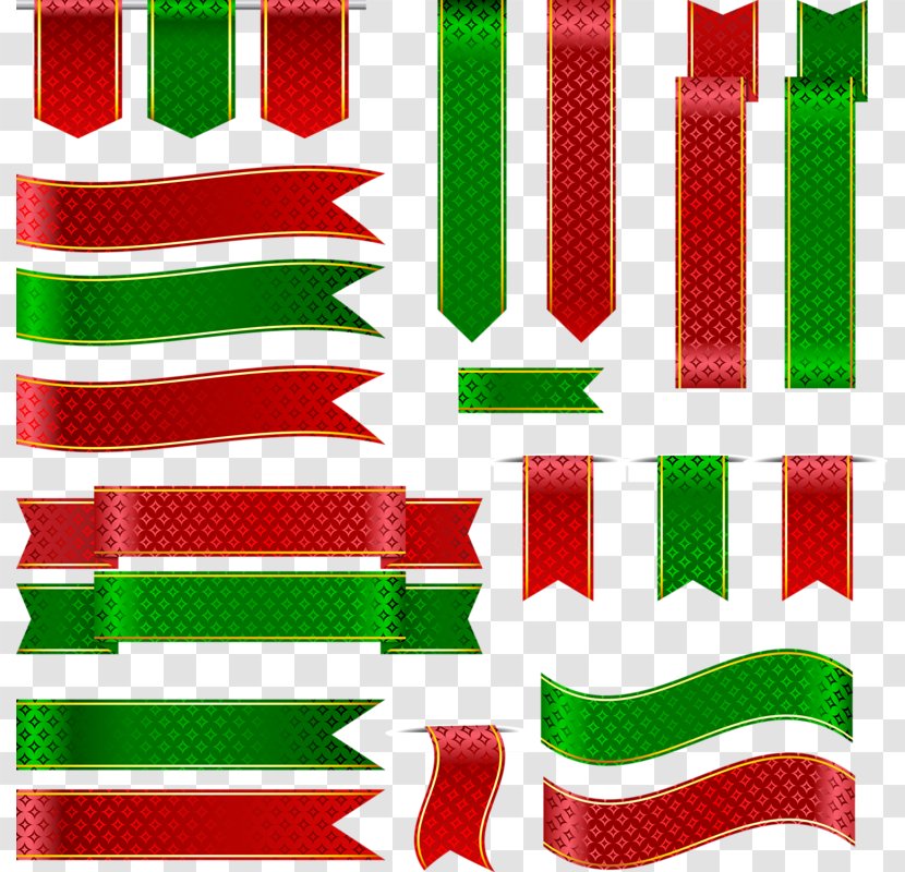 Ribbon Euclidean Vector Icon - Christmas Decoration - Gift Transparent PNG