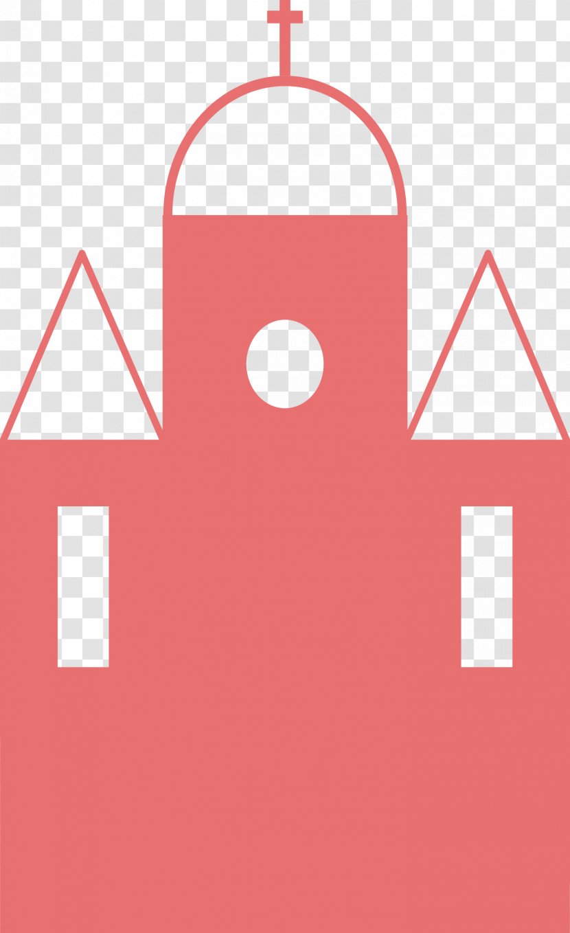 Brand Line Angle Point - Technology - Red Building Plan Transparent PNG