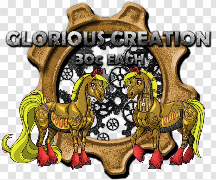 Horse Cartoon Carnivora Font - Legendary Creature Transparent PNG