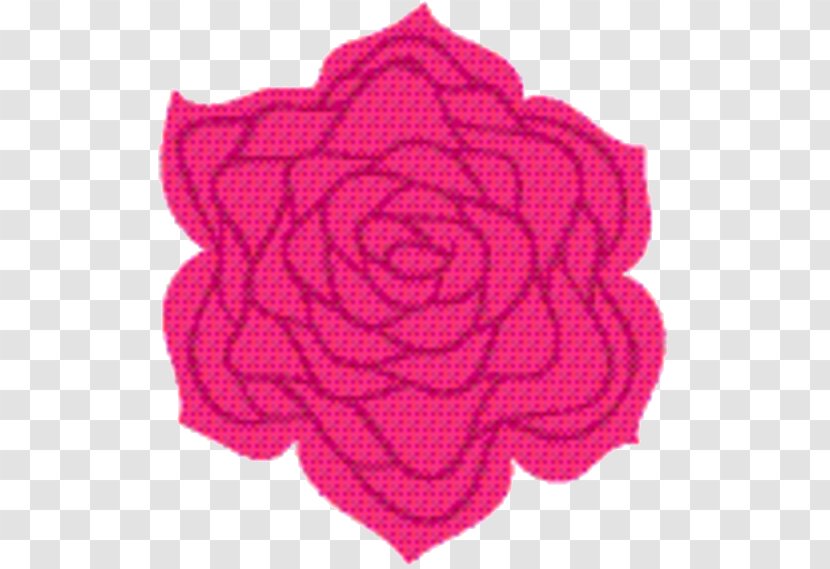Pink Flower Cartoon - Textile - Rose Order Plant Transparent PNG
