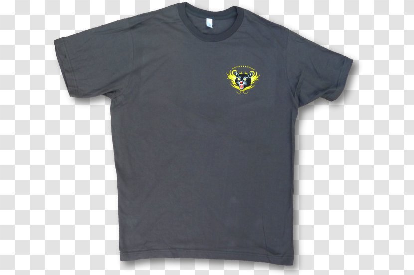 T-shirt Logo Sleeve Font - Black M Transparent PNG