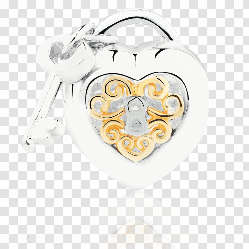 Locket Michael Hill Jeweller Sterling Silver Gold - Heart Transparent PNG