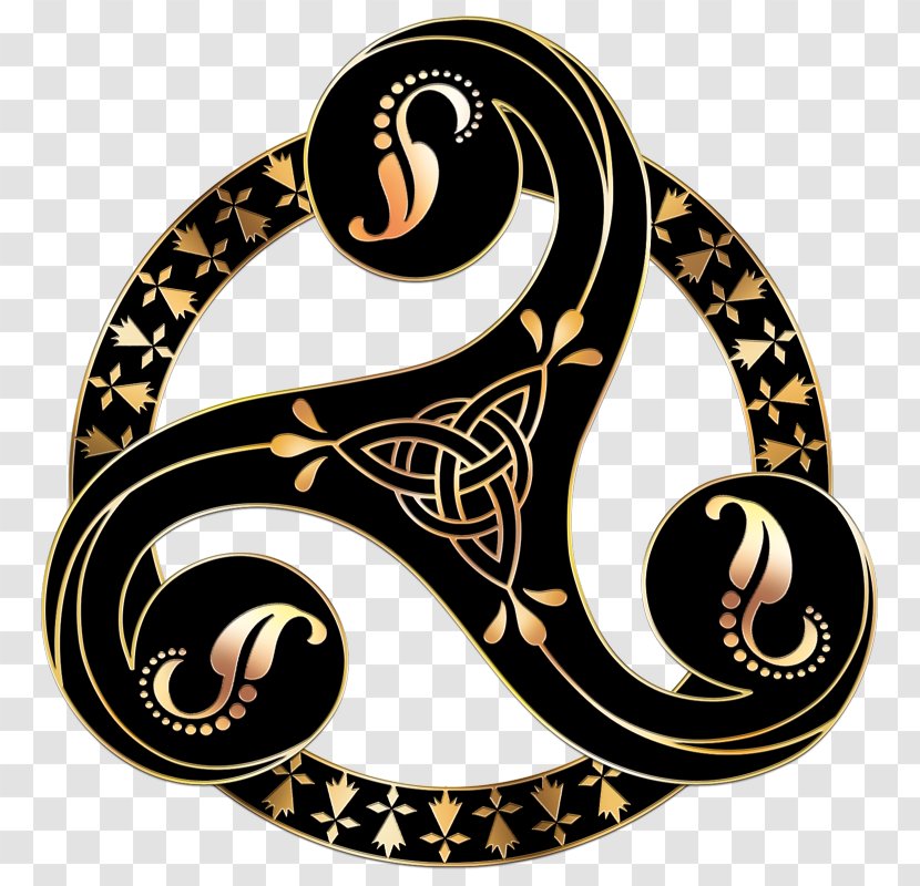 Merlin Triskelion Symbol Celtic Knot Celts - Magician - FOULE Transparent PNG