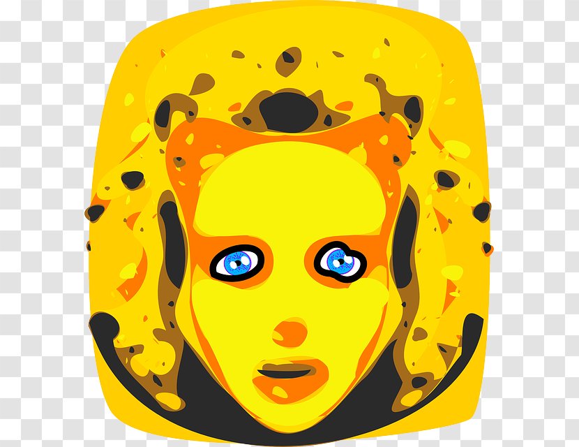 Clip Art - Facial Expression - Scary Face Transparent PNG