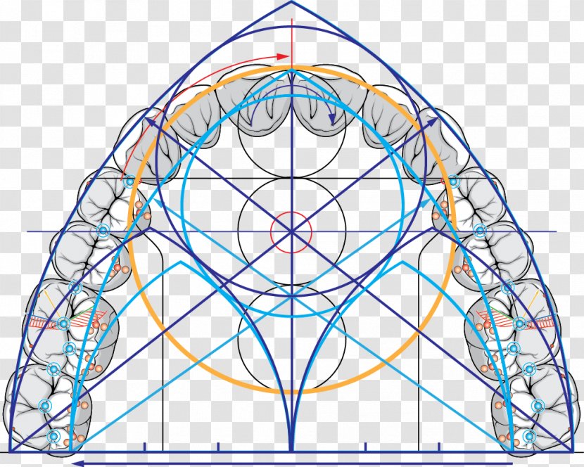 Symmetry Circle Point Pattern Transparent PNG