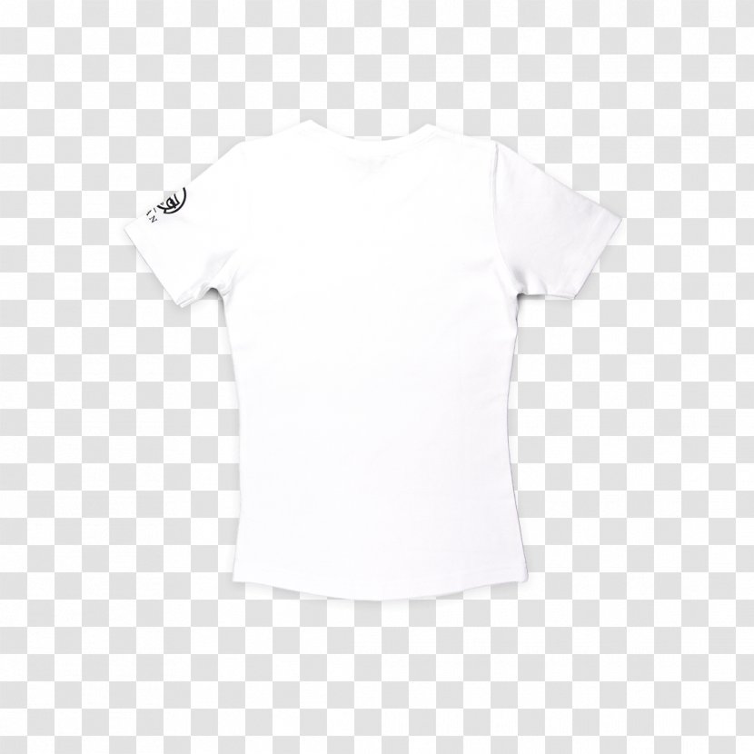 T-shirt Shoulder Sleeve Collar - White Back Transparent PNG