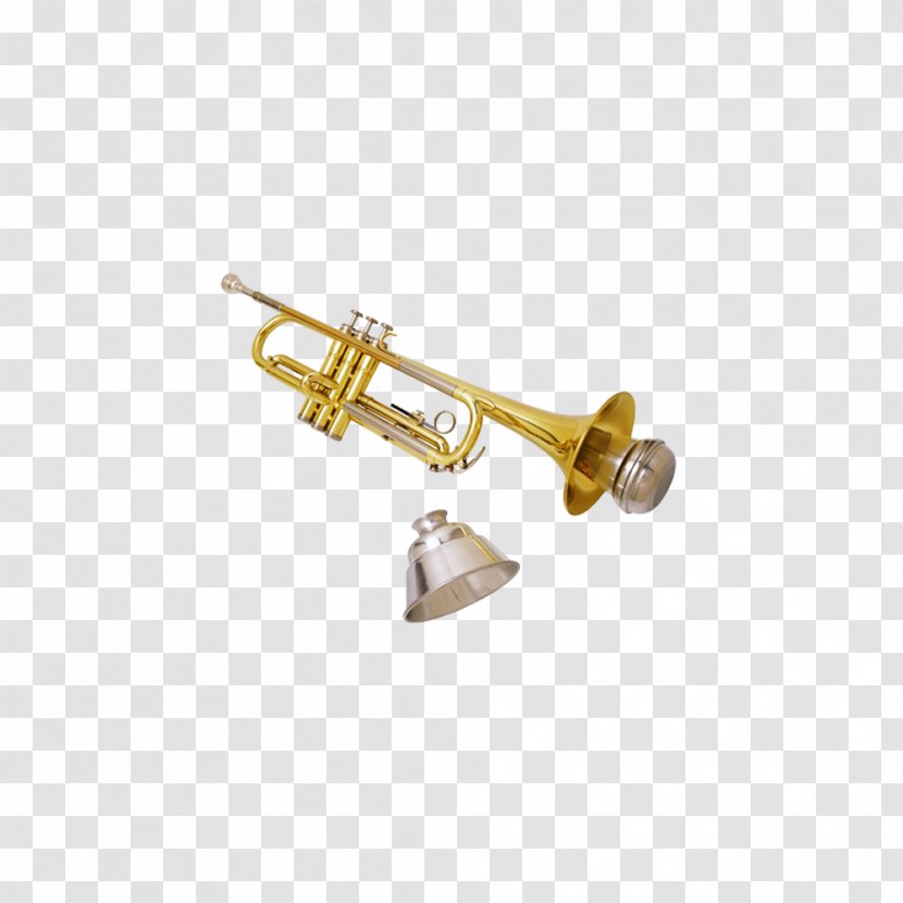 Mute Trumpet Musical Instrument Brass Violin - Frame - Decorative Pattern Elements Transparent PNG