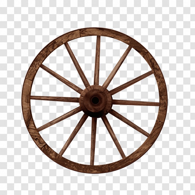 Covered Wagon Wheel Decorative Arts Garden - Auto Part - Traditional Wooden Che Gulu Transparent PNG