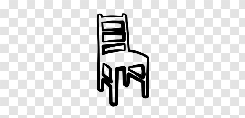 Chair Couch Table - Black And White Transparent PNG