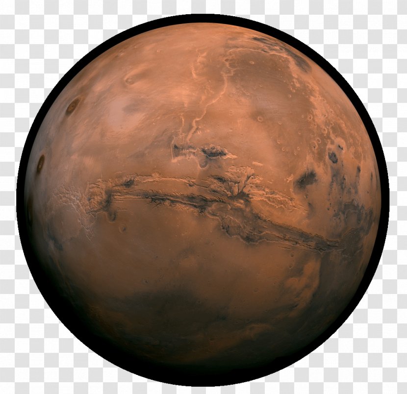 Valles Marineris Tharsis Earth Planet Canyon - Exploration Of Mars Transparent PNG