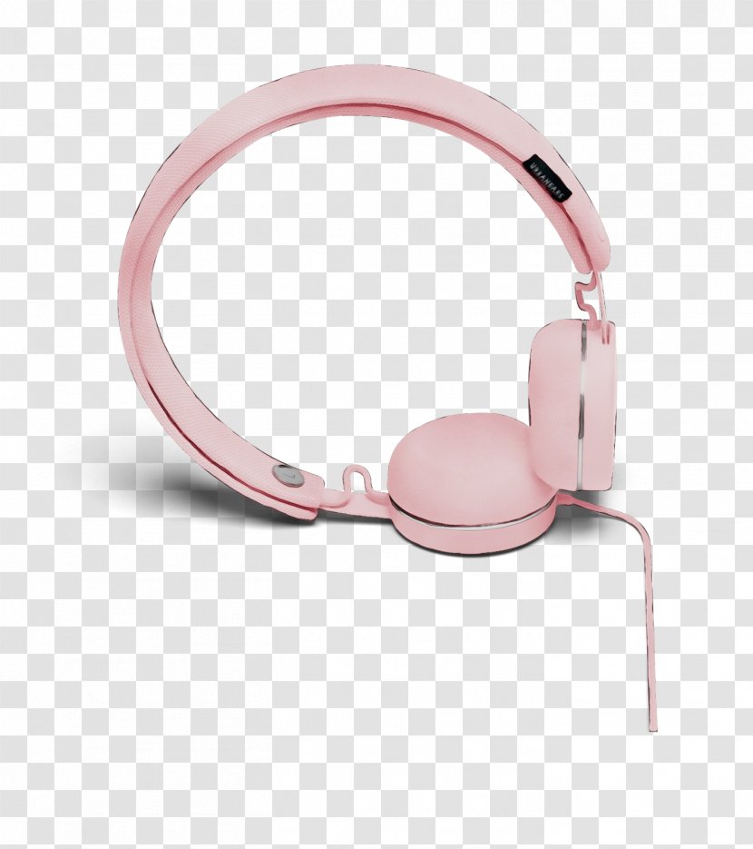Pink Headphones Audio Equipment Gadget Technology - Paint - Ear Transparent PNG