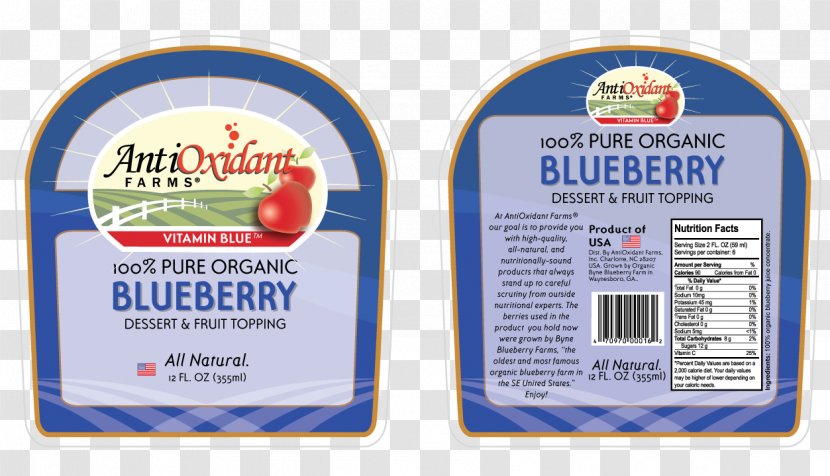 Brand - Blueberry Syrup Transparent PNG