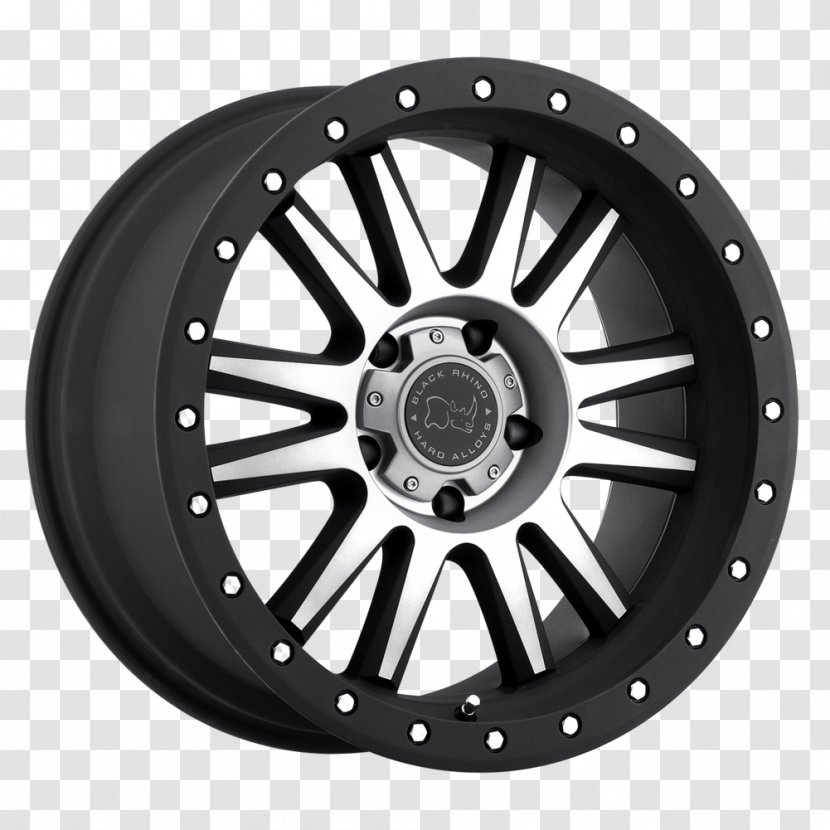 Black Rhinoceros Rim Wheel Aluminium - Automotive System - Spoke Transparent PNG
