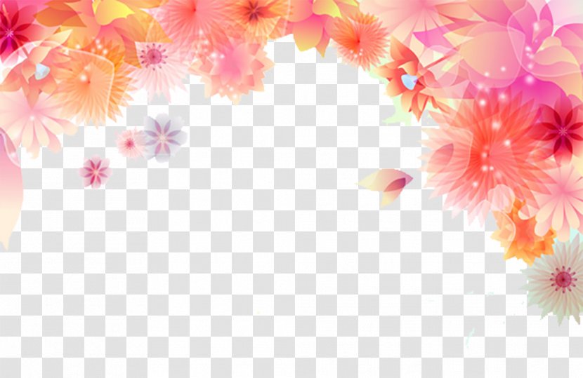 PPT Background Element Vector Image - Petal - Floristry Transparent PNG