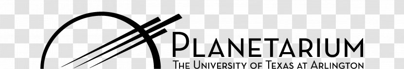 UTA Planetarium Logo Brand White Font - Line Art - Design Transparent PNG