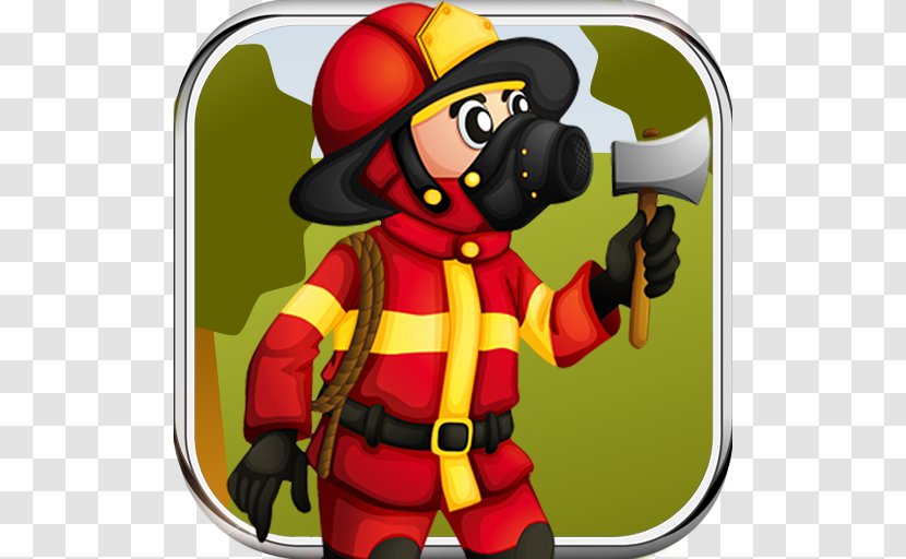 Firefighter Cartoon Poster Firefighting Illustration - Fire Extinguishers Transparent PNG