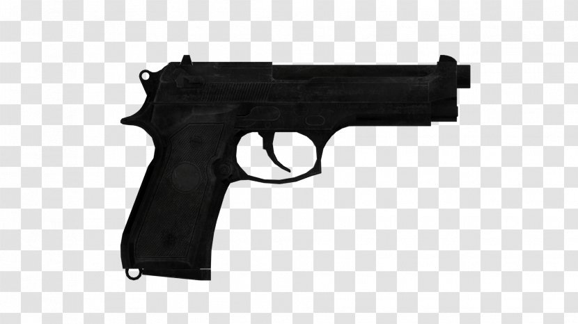 Beretta M9 92 Firearm Semi-automatic Pistol - Handgun Transparent PNG