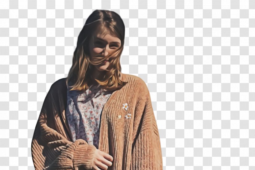 Winter Girl - Jacket - Sleeve Top Transparent PNG