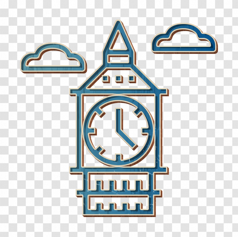 Uk Icon Big Ben Icon Watch Icon Transparent PNG