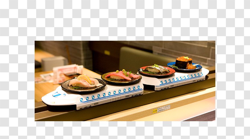 Cuisine Finger Food Meal Dish - Conveyor Belt Sushi Transparent PNG