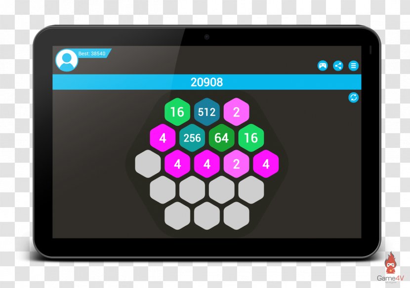4096 Hexa - Computing - Super 2048 Puzzle Rey Pham Game 0 AndroidAndroid Transparent PNG