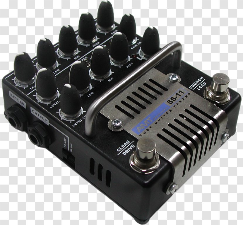 Audio Preamplifier Guitar AMT Electronics Musical Instruments - Electronic Component Transparent PNG
