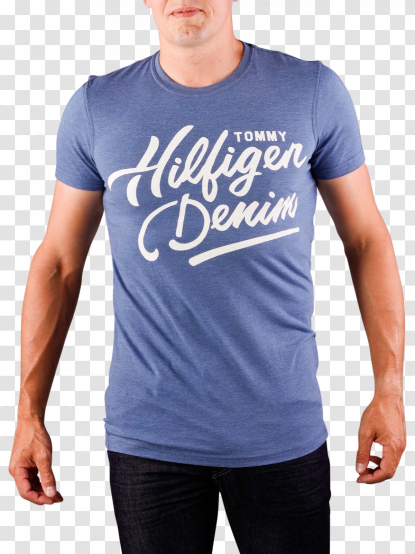T-shirt Tommy Hilfiger Crew Neck Jeans - Blue Teen Bedroom Design Ideas Transparent PNG