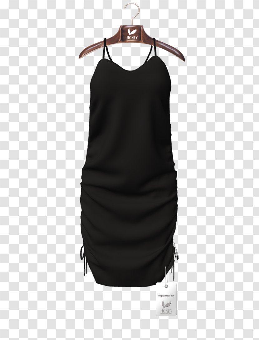 Little Black Dress Shoulder Sleeveless Shirt Gilets - Sleeve Transparent PNG