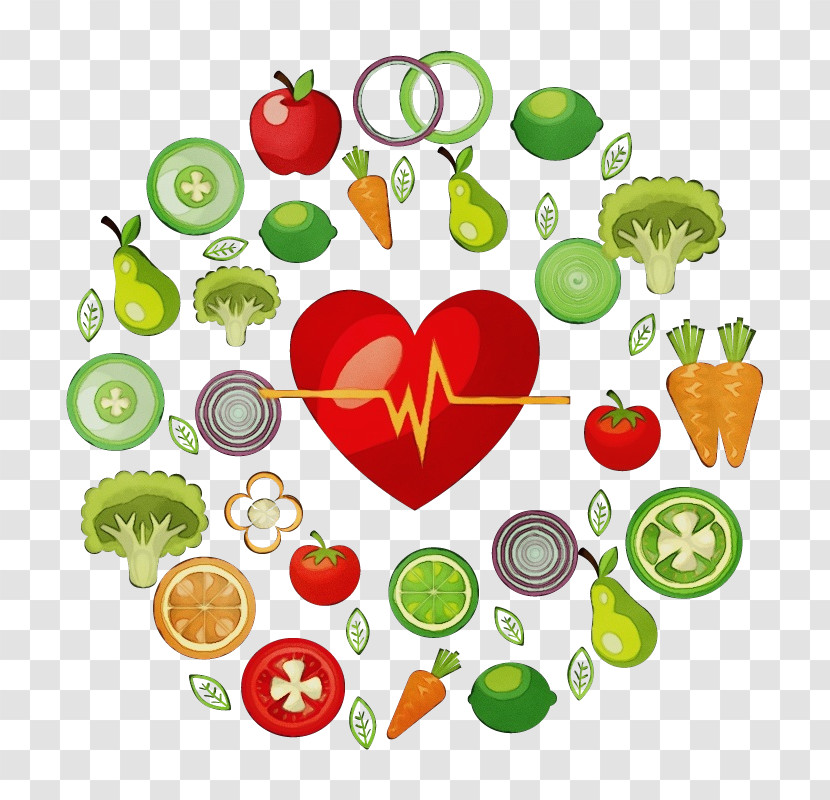Heart Food Group Vegetable Vegetarian Food Plant Transparent PNG
