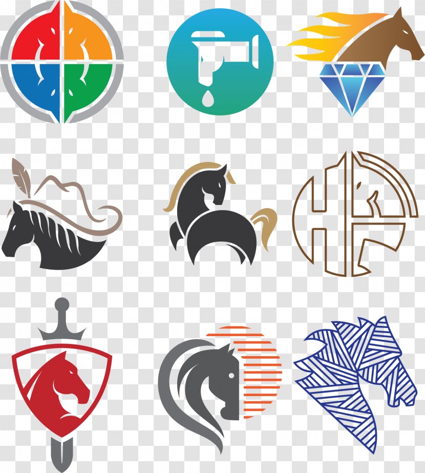 Horse Logo Illustration - Creativity - Vector Design Transparent PNG