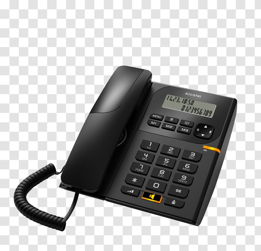 Alcatel Mobile Home & Business Phones Telephone ATLINKS E132 Handsfree - Land Phone Transparent PNG
