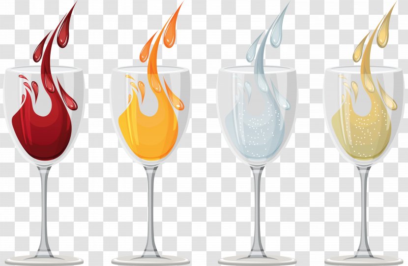 Cocktail Milkshake Juice Fizzy Drinks - Tableware - Wineglass Transparent PNG