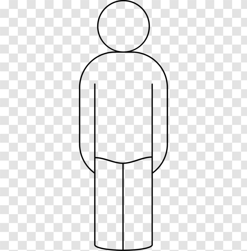 User Clip Art - Black And White - Female Figure Transparent PNG
