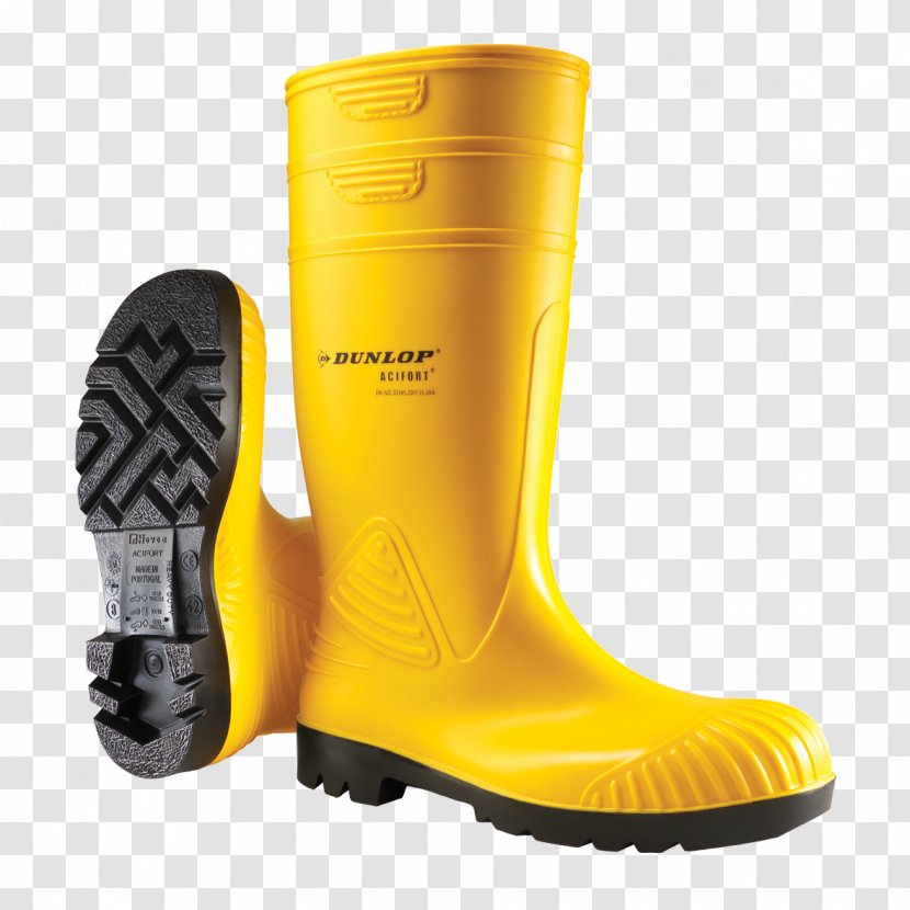 Wellington Boot Shoe Steel-toe Workwear - Steeltoe - Rubber Footwear Transparent PNG