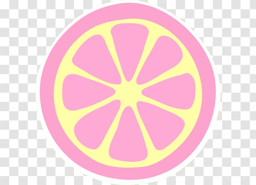 Juice Variegated Pink Lemon Grapefruit Clip Art - Symbol - Lemonade Transparent PNG