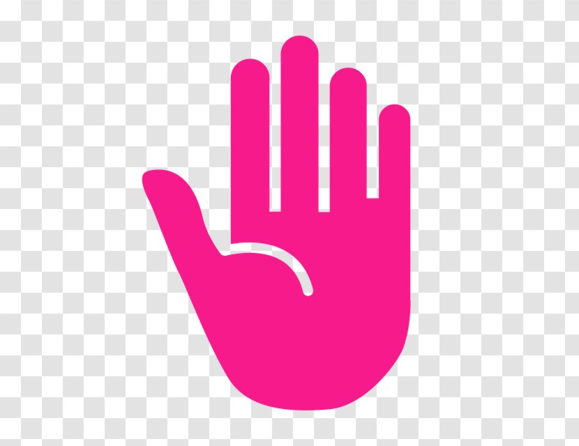 Pink Background - Index Finger - Logo Gesture Transparent PNG
