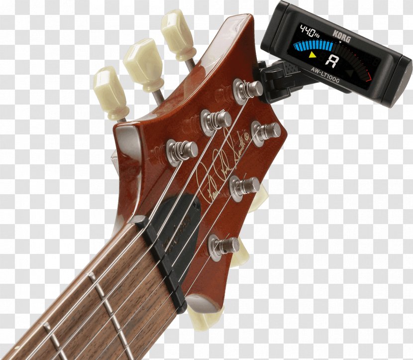 Bass Guitar Acoustic Electronic Tuner Korg - Cartoon Transparent PNG