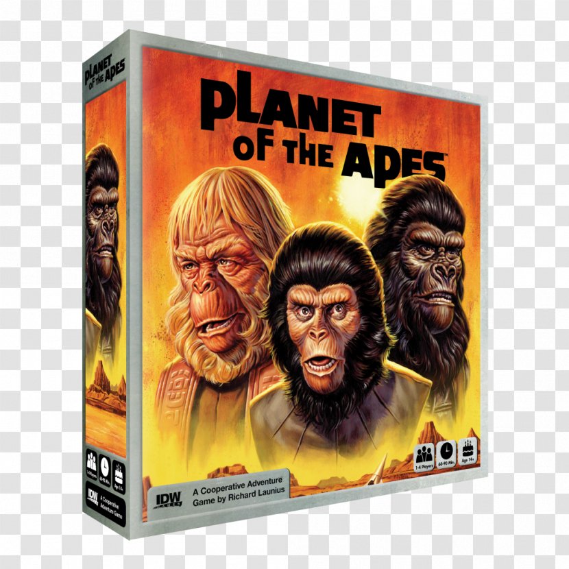 Arkham Horror Board Game Planet Of The Apes Monopoly - Idw Publishing Transparent PNG