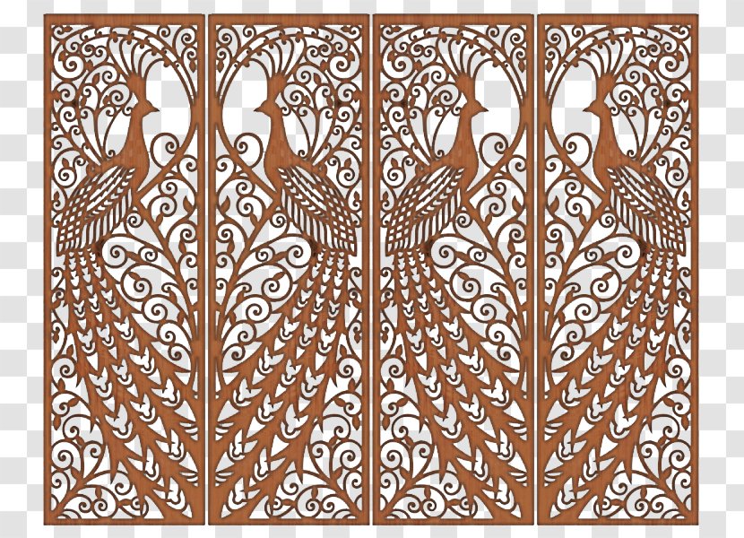 Wrought Iron Metal House Door - Steel - Wood Carving Transparent PNG