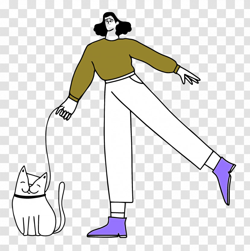 Walking The Cat Transparent PNG