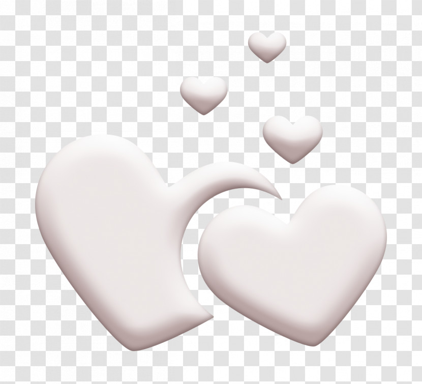 Icon Love Hearts Icon Fall In Love Icon Transparent PNG